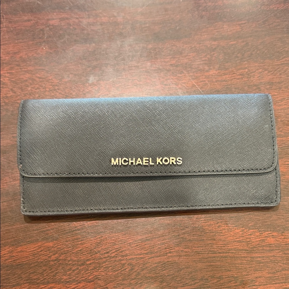 Michael Kors Black Leather Wallet